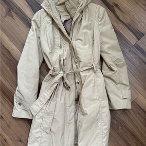 Larry Levine Beige Trench Coat